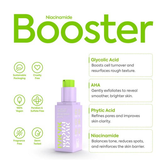 Glycolic and lactic acid face serum with fruit extract