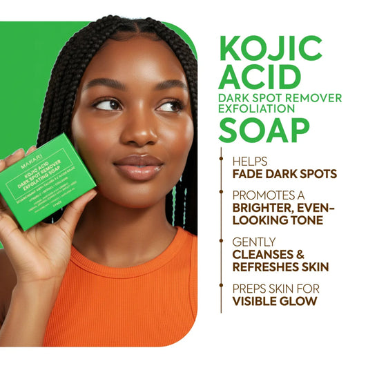 Kojic acid dark spot soap targeted treatment gently