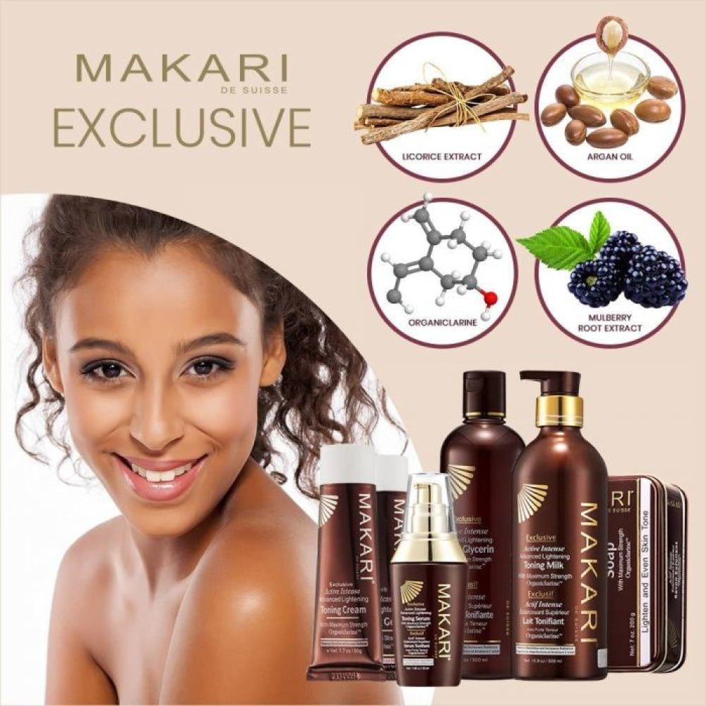 Makari Exclusive Toning Milk Soap & Serum