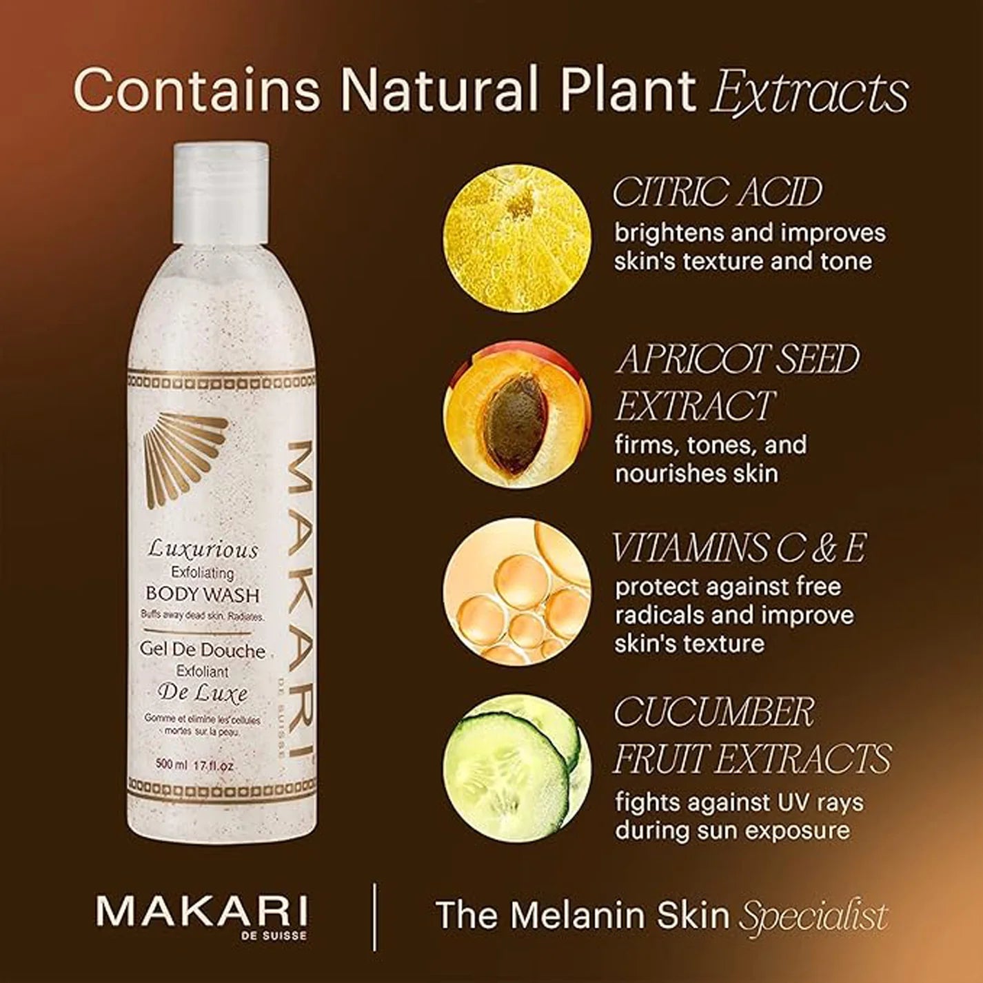 Luxurious Exfoliating Body Wash