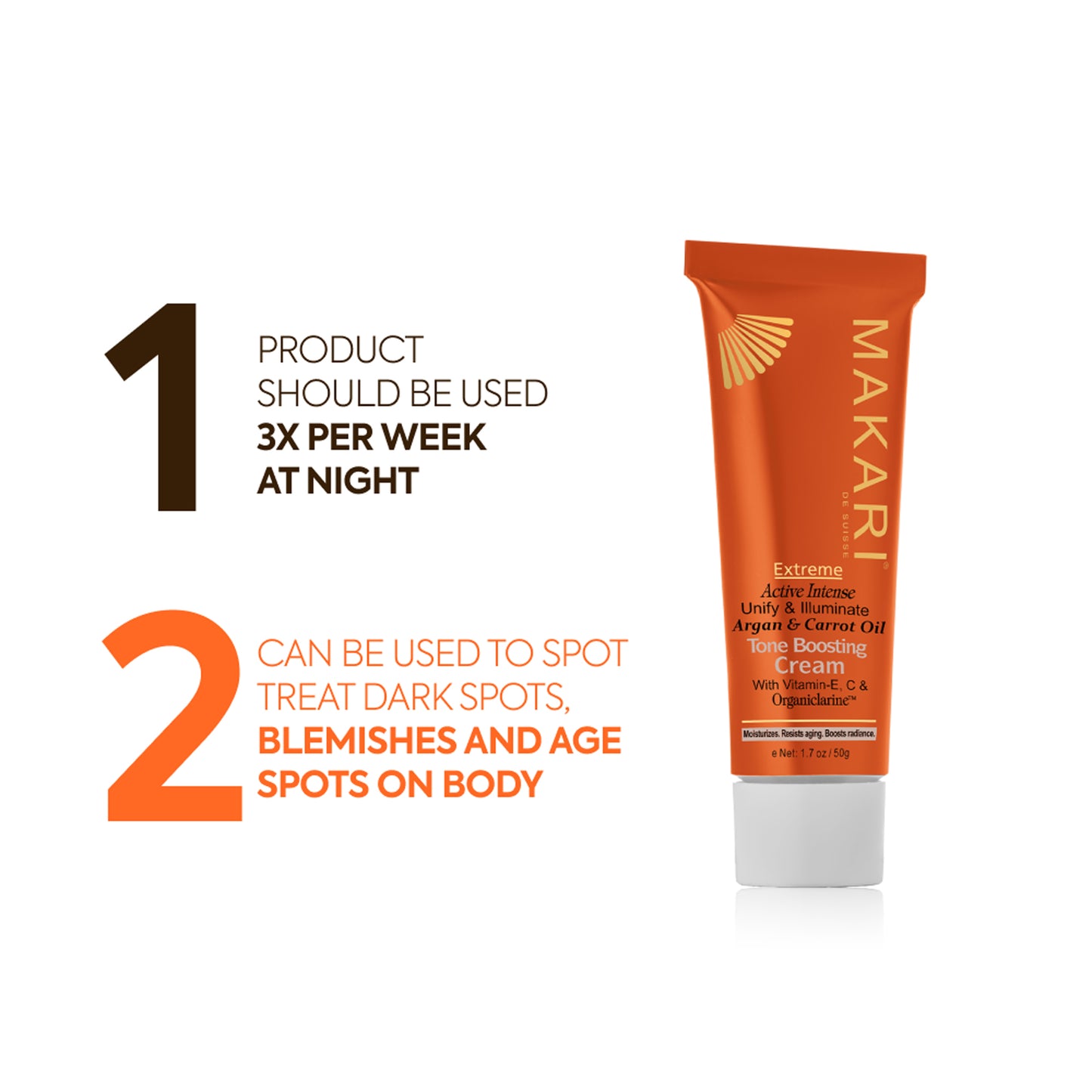 Extreme Argan & Carrot Oil tone boosting Cream