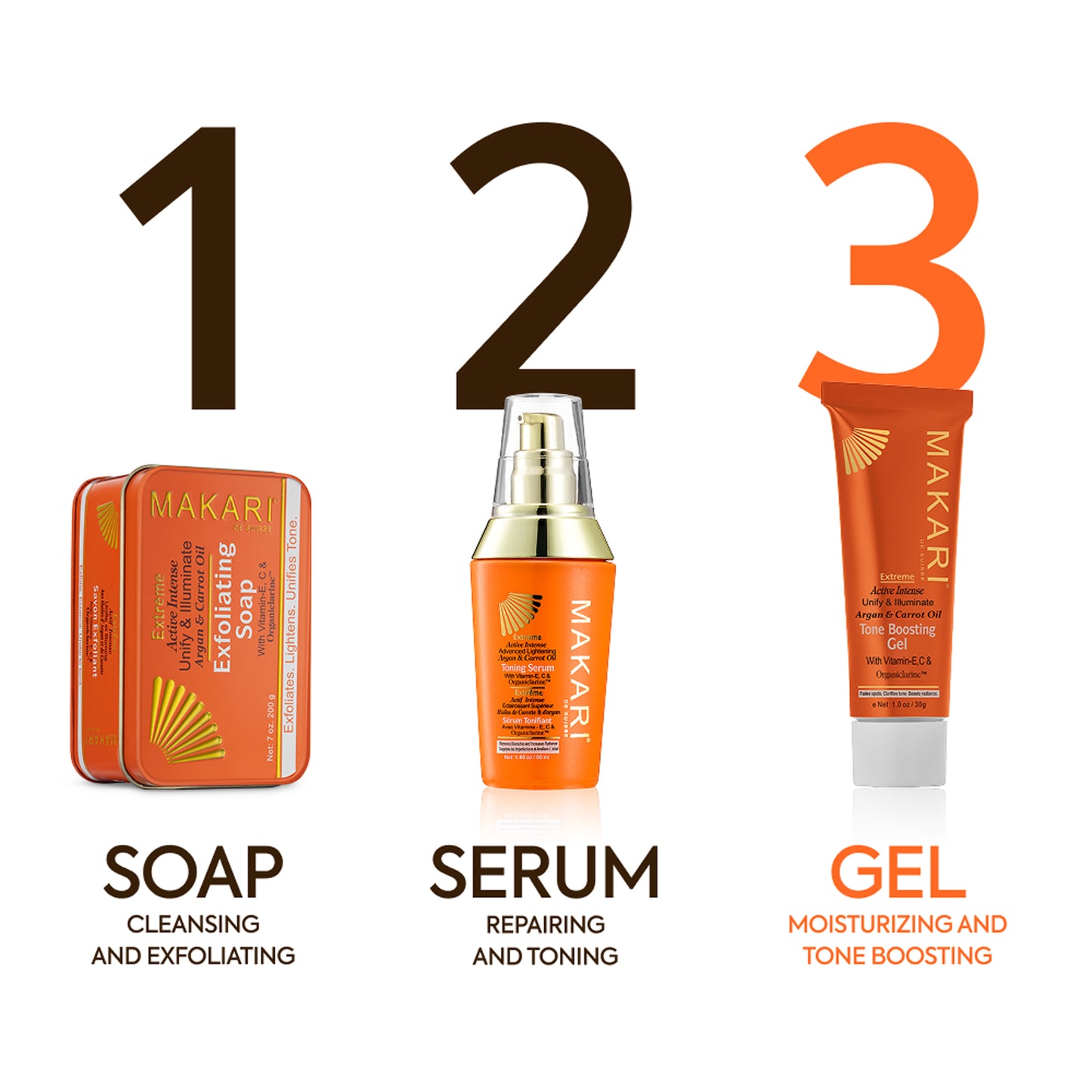 Extreme Argan & Carrot tone boosting Gel