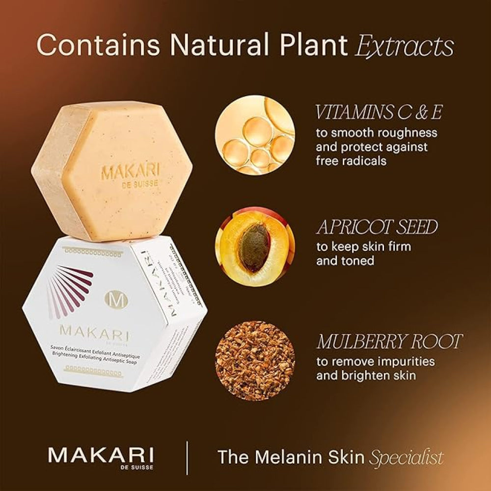 Makari brightening exfoliating antiseptic soap