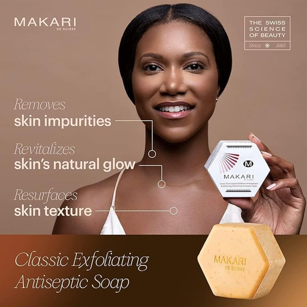 Makari brightening exfoliating antiseptic soap