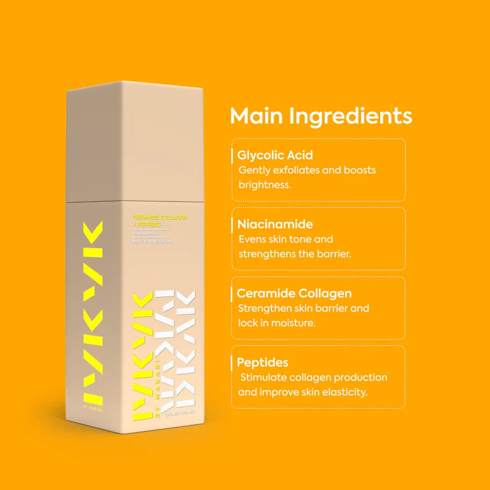 Makari Ceramide Collagen Peptides Body Toning Cream