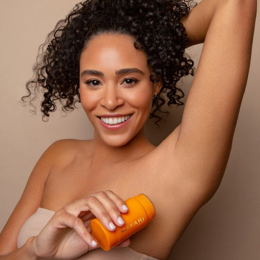 Even tone brightening deodorant with root extract