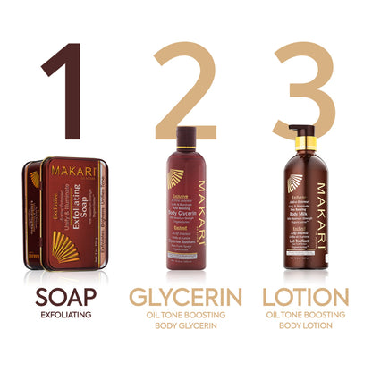 Makari exclusive exfoliating soap