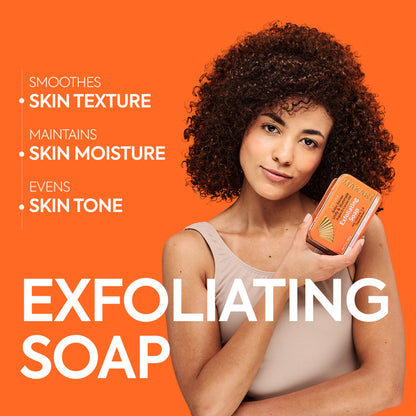 Extreme argan exfoliating soap with apricot seed extract