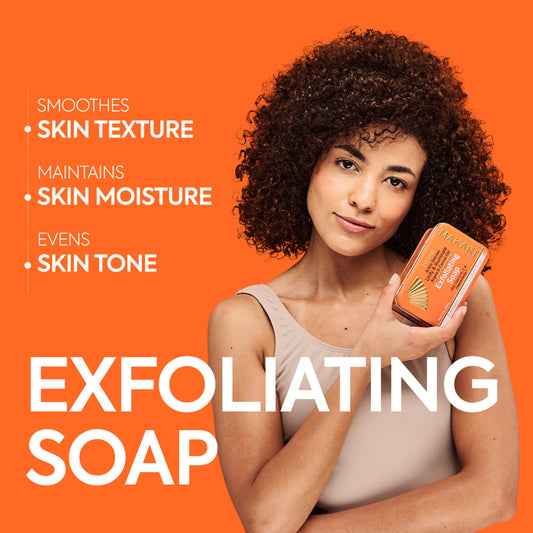 Extreme argan exfoliating soap with apricot seed extract