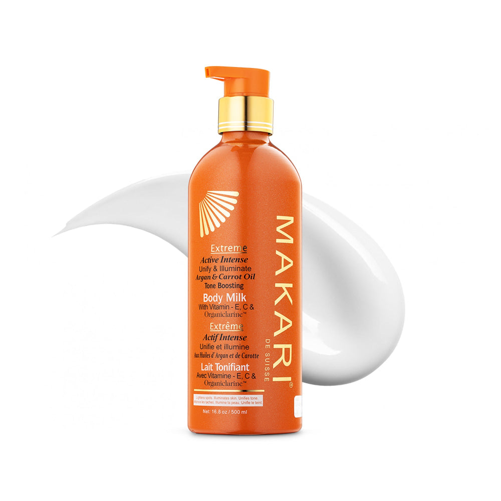 Makari extreme argan & carrot oil tone boosting milk