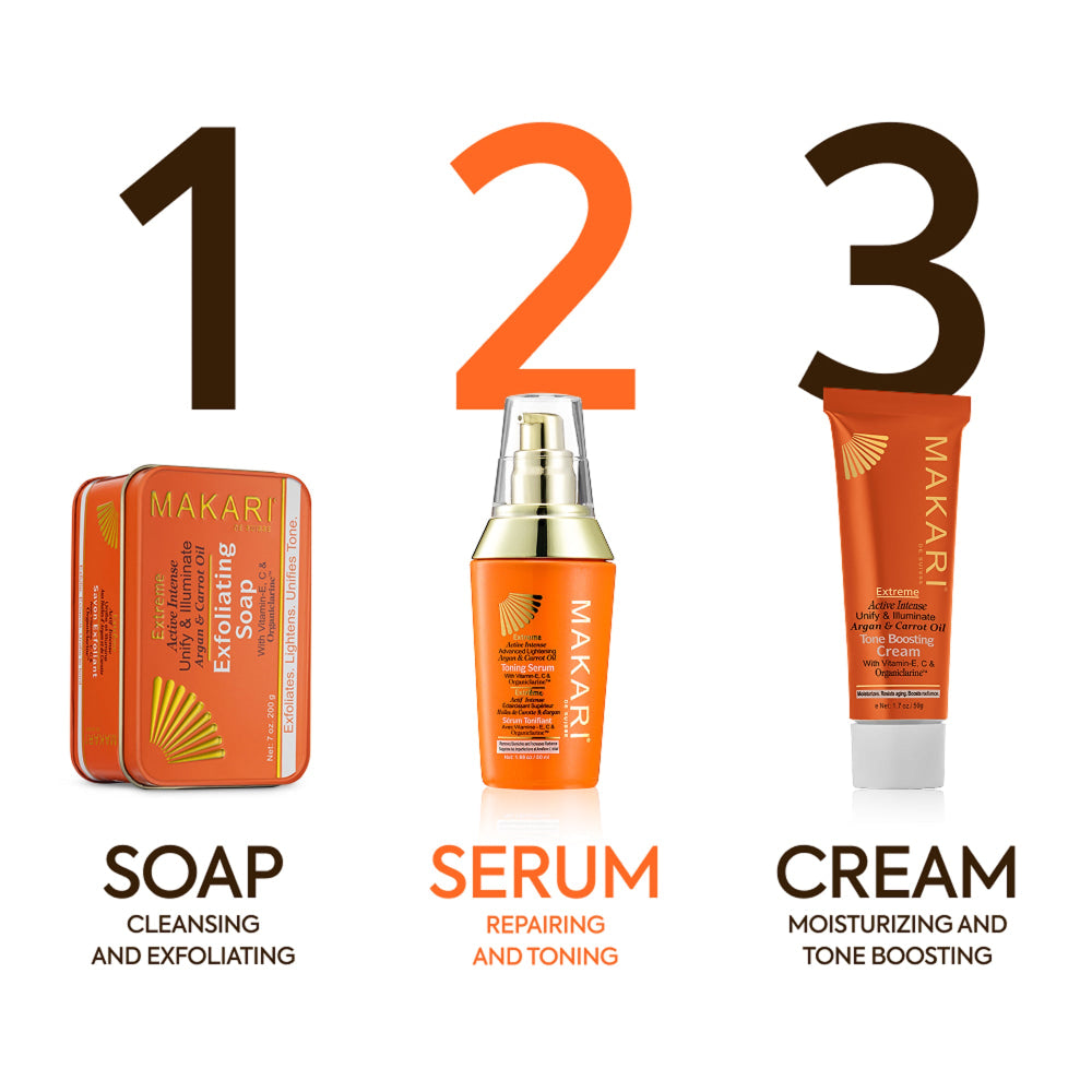 Extreme carrot oil toning dark spot corrector serum