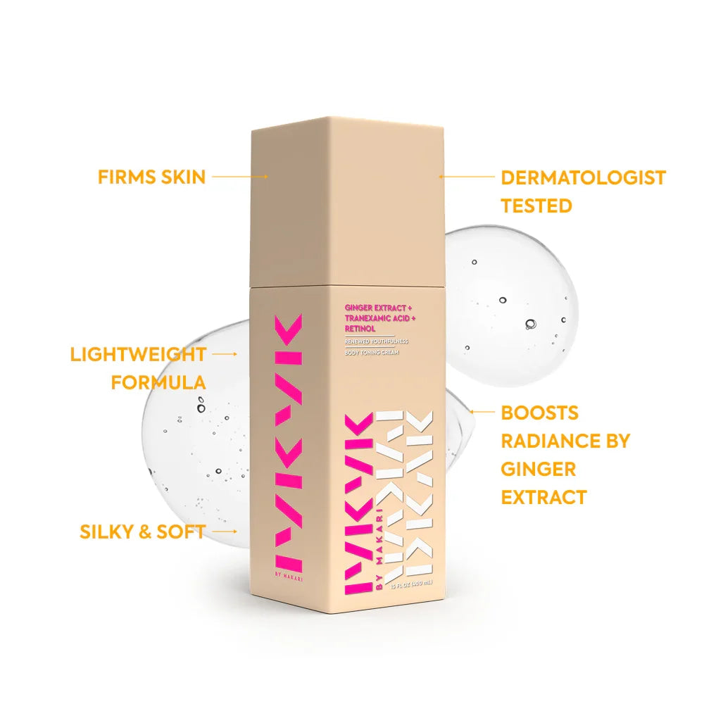 Ginger extract tranexamic acid retinol body cream