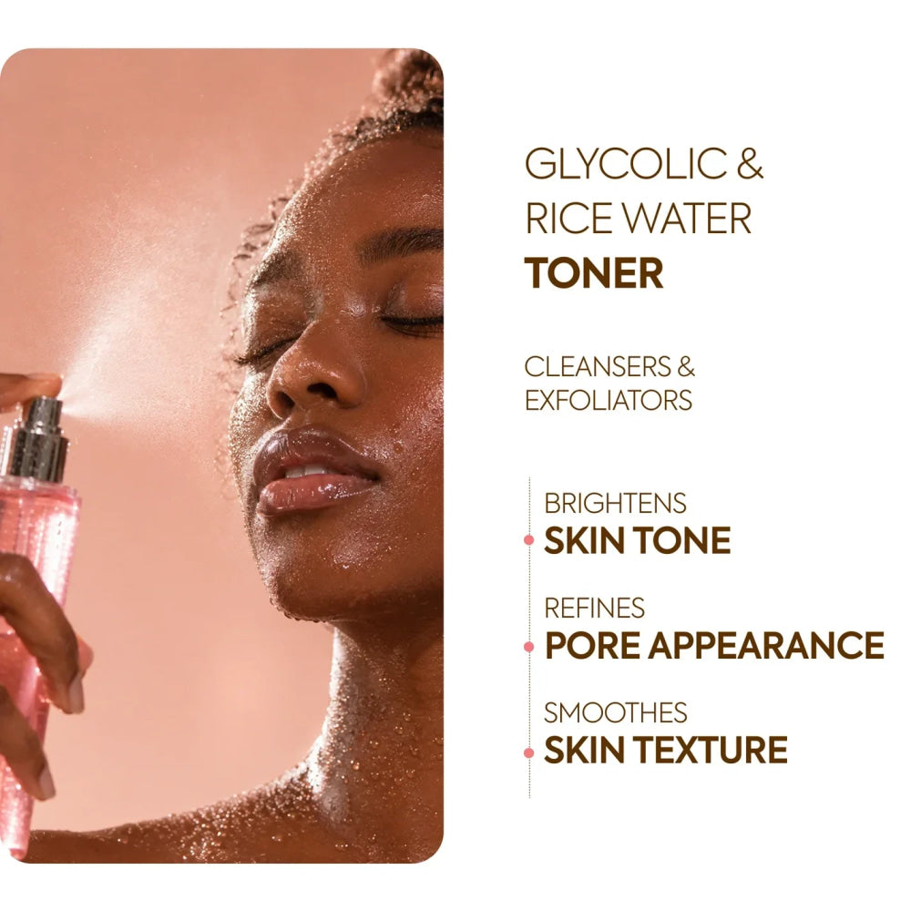 Makari glycolic & rice water toner 250ml
