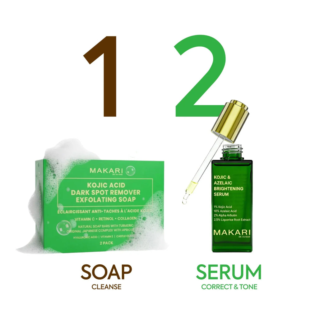 Powerful brightening serum kojic acid targets spots