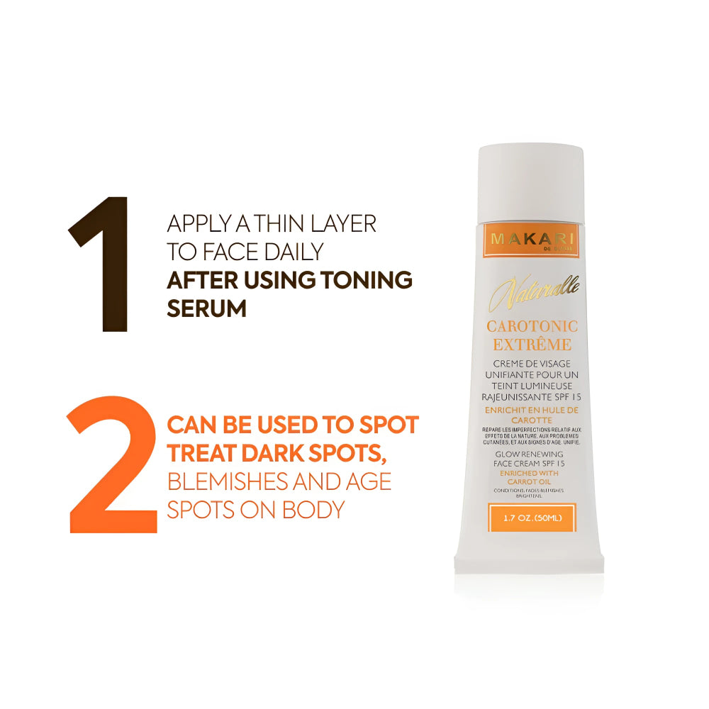 Carotonic extreme toning natural skin brightening